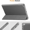 Funda Case Fintie Para iPad 10.2 7gen C/ Pencil Holder Gray