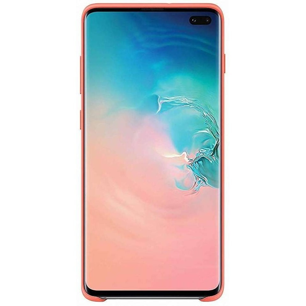 Case Samsung Silicone Cover Para Galaxy S10 Plus  Salmon 2019 4