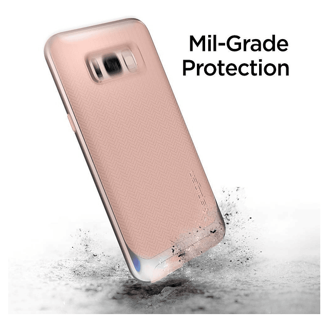 Case Spigen Neo Hybrid Para Galaxy S8 Plus Rosa Pálido