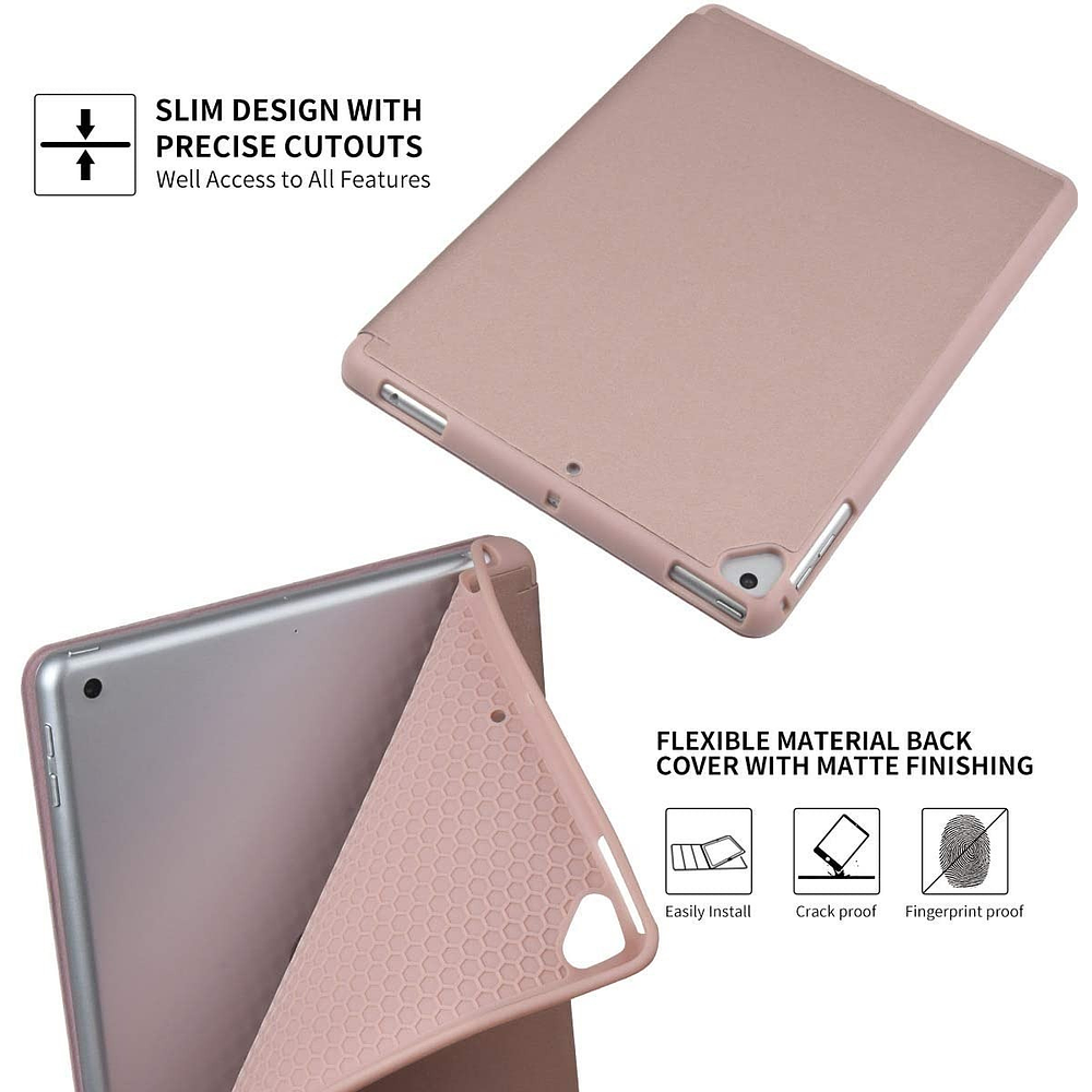 Case Buhore Para iPad Air 1 A1474 A1475 Cover C/ Pen Holder 3