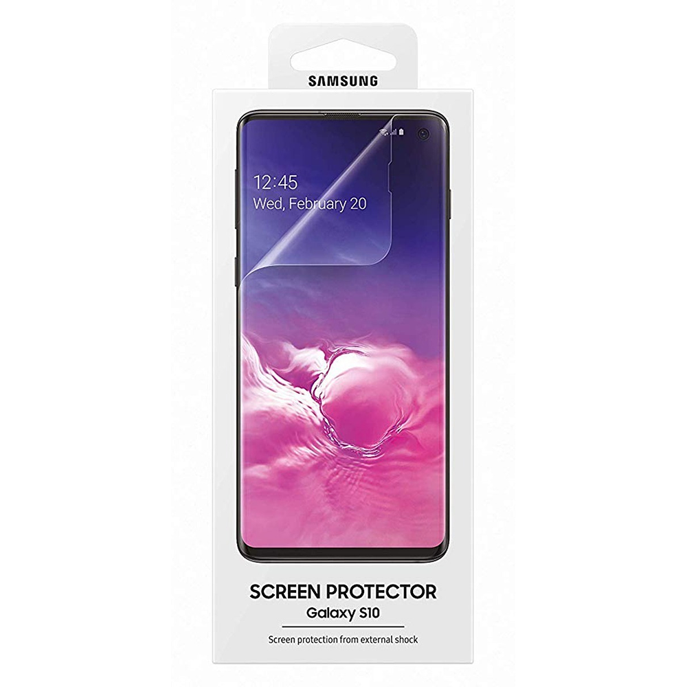 Mica Gel Protector Samsung Para Galaxy S10 Normal 2 Pzas 1