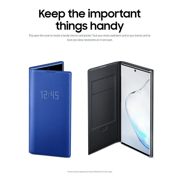 Case Samsung Led View Cover Para Galaxy Note 10 Plus