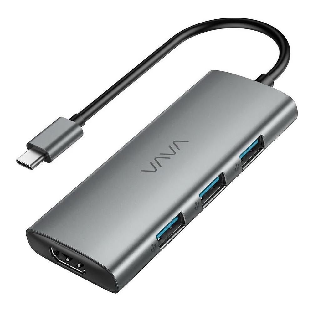 Adaptador Hub Vava 7en1 Usb C Hdmi Thunderbolt 3 Para Macbook 1