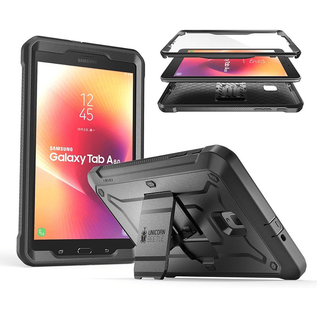 Case 360° Supcase Para Galaxy Tab A 8.0 2017 T380 C/ Apoyo