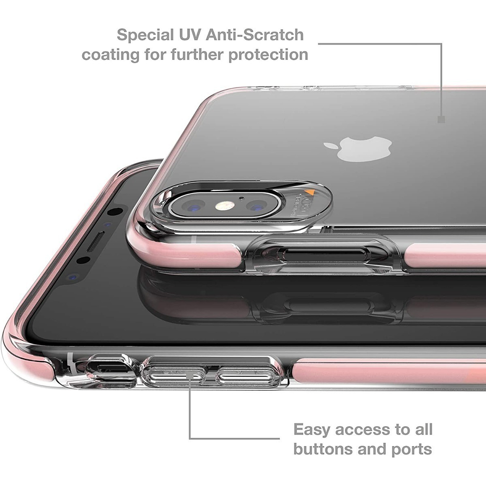 Case Gear4 Piccadilly  Para iPhone X / Xs 5.8 Rosado 2