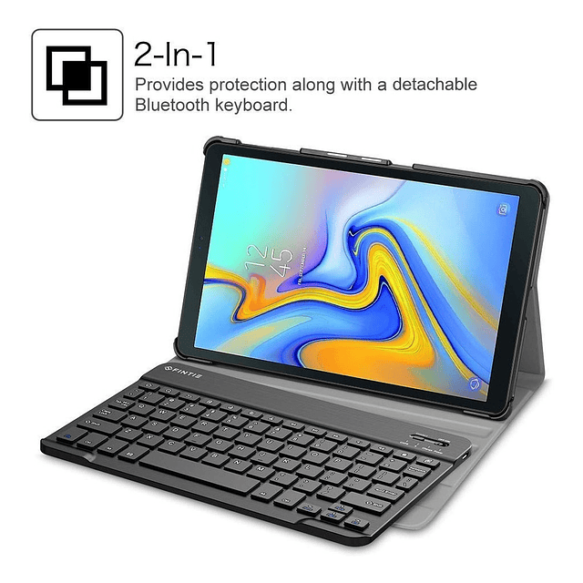 Case Con Teclado Bluetooth Para Galaxy Tab A 10.5 2018 T590