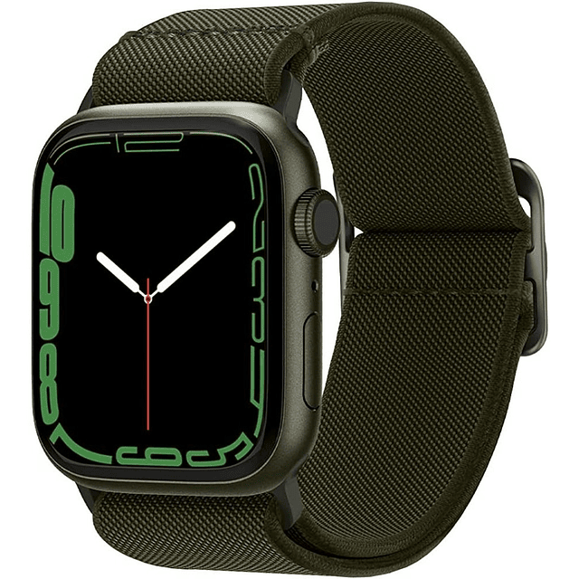 Correa Nylon Spigen Compatible Con Apple Watch 45mm Serie 7 8 9 Khaki