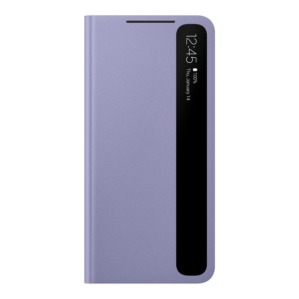 Case Samsung S-view Flip Cover Case Para Galaxy S21 Plus Lavanda 1