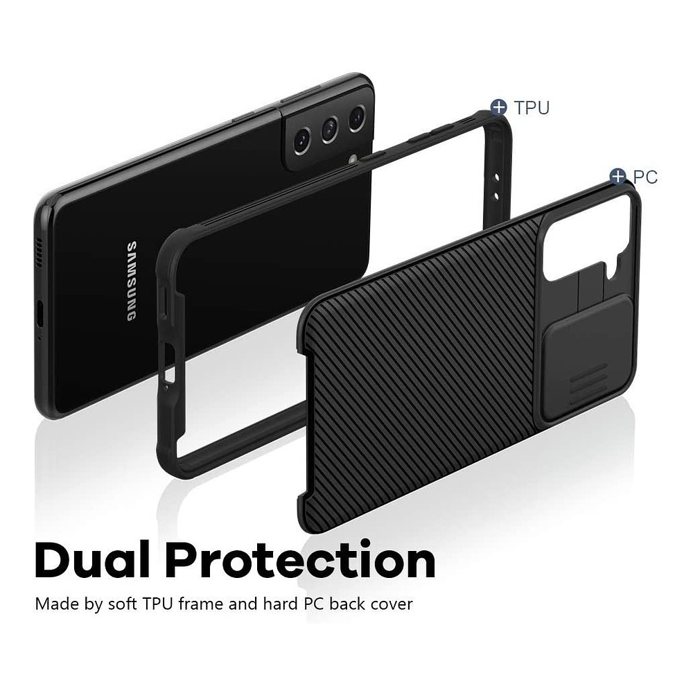 Case Nillkin Camshield Pro Para Galaxy S21 Normal Funda 360° + Mica 7