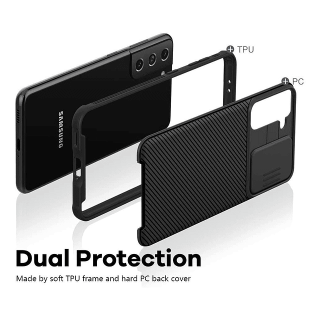 Case Nillkin Camshield Pro Para Galaxy S21 Normal Funda 360° + Mica