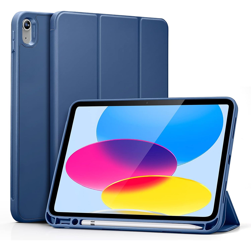 Smart Case Para iPad 10ma Gen A2696 A2757 Funda Estuche Navy 1