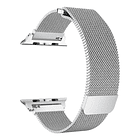 Correa Acero Key Compatible Con Apple Watch 42mm Plata 3