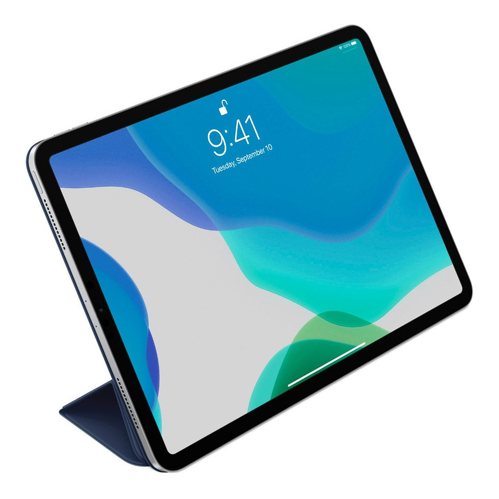 Smart Folio Para iPad Pro 12.9 2021 A2378 A2461 M1 5gen Navy Case 6