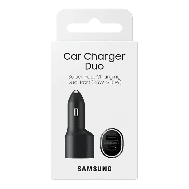 Cargador De Auto 25watts 15watts Samsung Para iPhone 15 Pro Max 6.7 (25w + 15w)