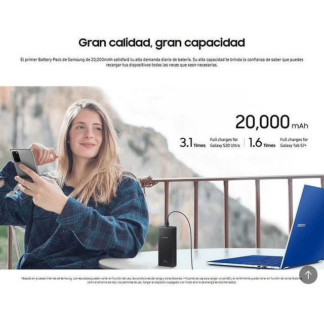 Samsung Batería Externa 25watts 20000mah Para S21 Ultra