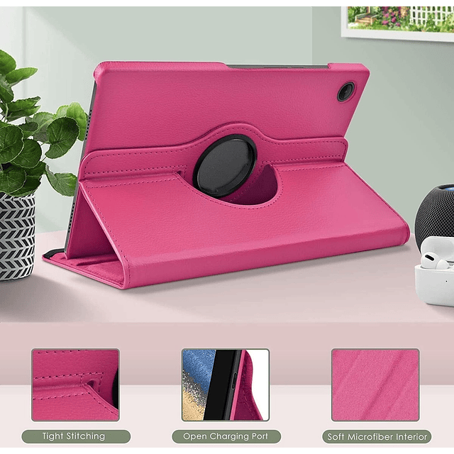 Case Funda Para Galaxy Tab A8 10.5 X200 X205 Fucsia