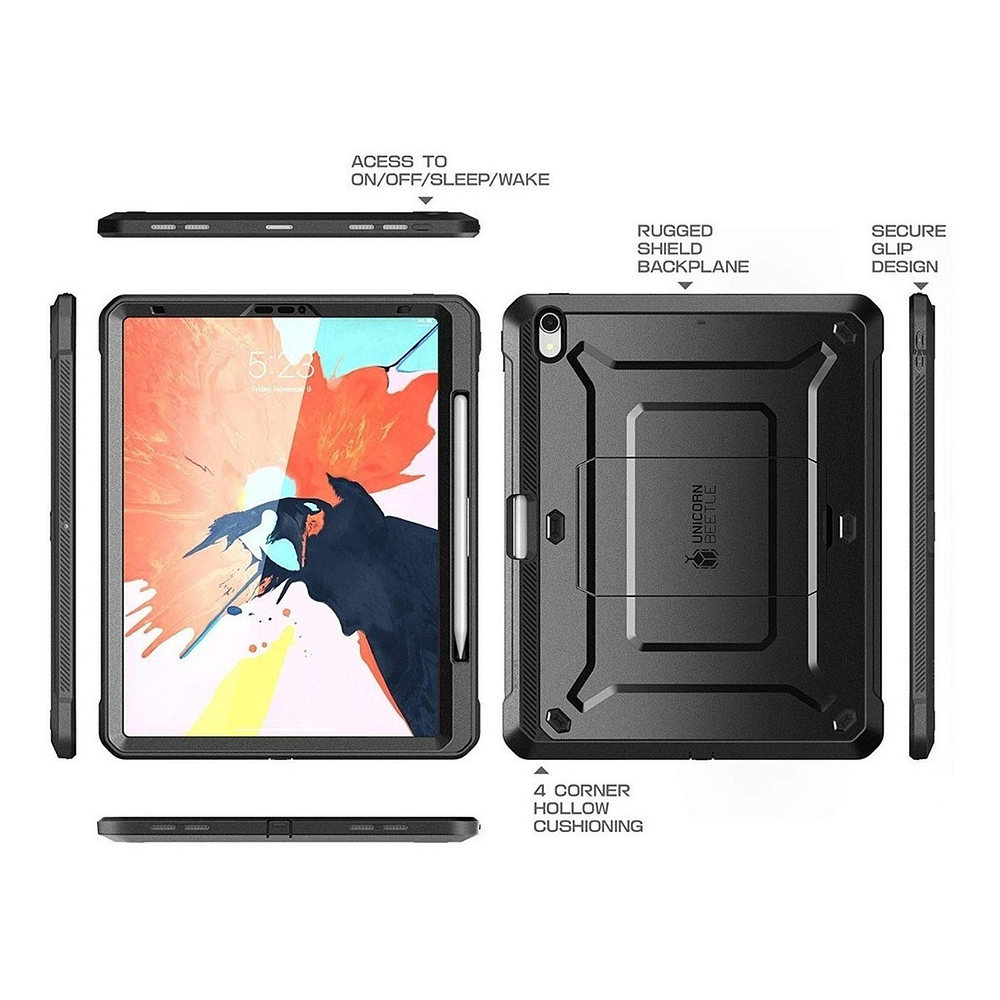 Case 360° Supcase Para iPad Pro 12.9 2018 C/ Portalápiz 2