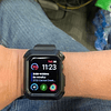 Case Y Correa Supcase Compatible Con Apple Watch 40mm Negro