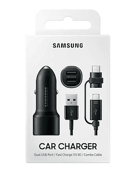 Cargador Carro Dual Samsung Para Galaxy Note 20 S20 Ultra