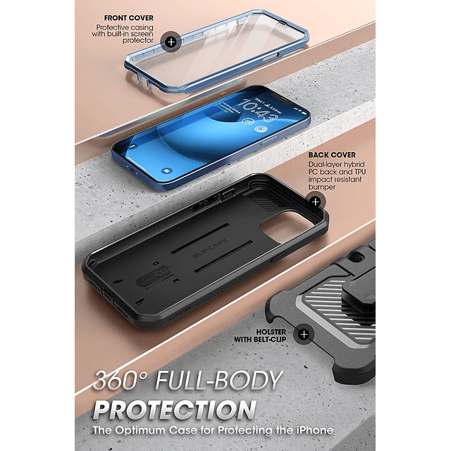 Supcase Case Para iPhone 13 Normal 6.1 Protector 360° Nv