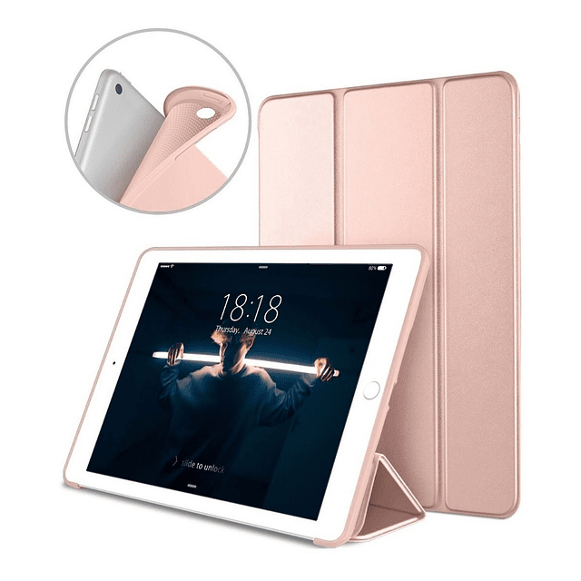 Smart Case Para iPad 9.7 6ta 5ta 2018 2017 Funda Siliconada