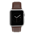 Correa Cuero Case Mate Compatible Con Apple Watch 45mm Serie 7 8 9 Café 2