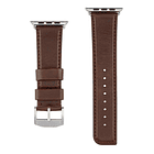 Correa Cuero Case Mate Compatible Con Apple Watch 45mm Serie 7 8 9 Café 3