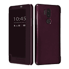 Case Voia Premium Quick Cover Para LG G7 Funda Flip Pink 1