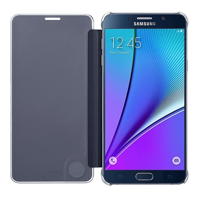 Samsung Clear S-view Flip Cover Para Galaxy Note5 Blue