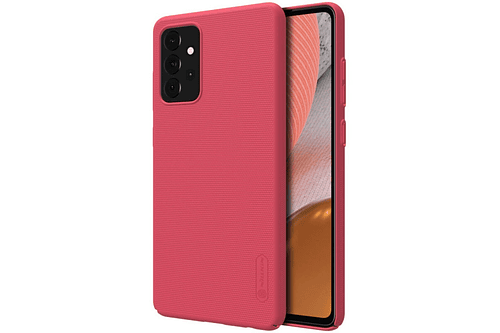 Case Delgado Mate  Para Galaxy A72 De Policarbonato Rojo