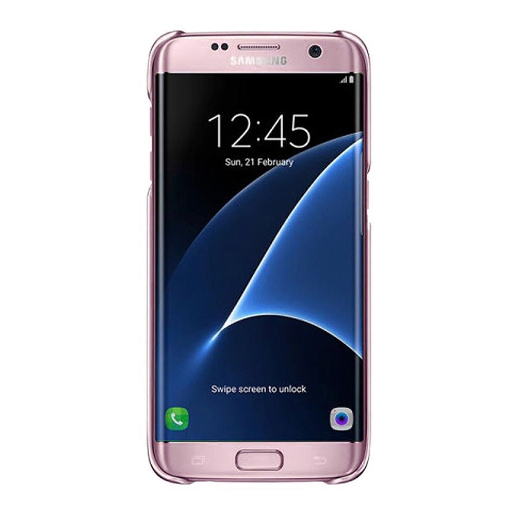 Case Samsung Clear Cover Para Galaxy S7 Edge  Rose 2