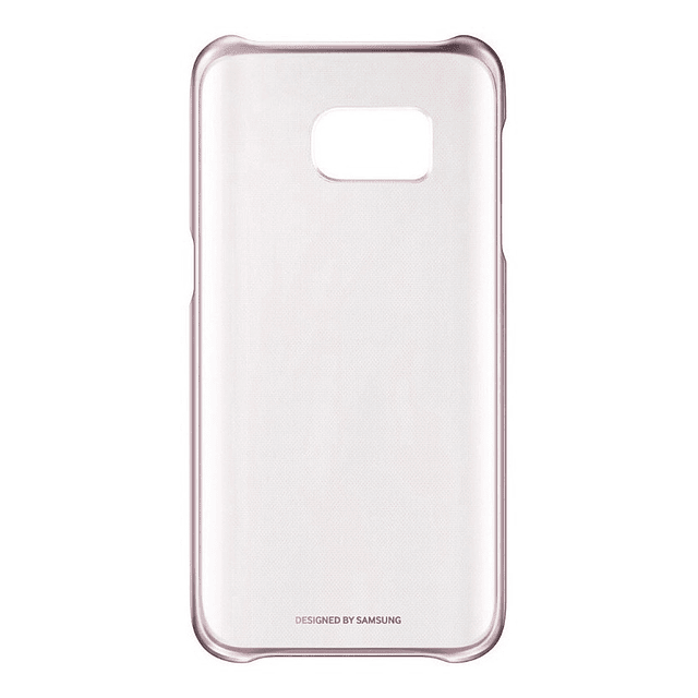 Case Samsung Clear Cover Para Galaxy S7 Edge  Rose