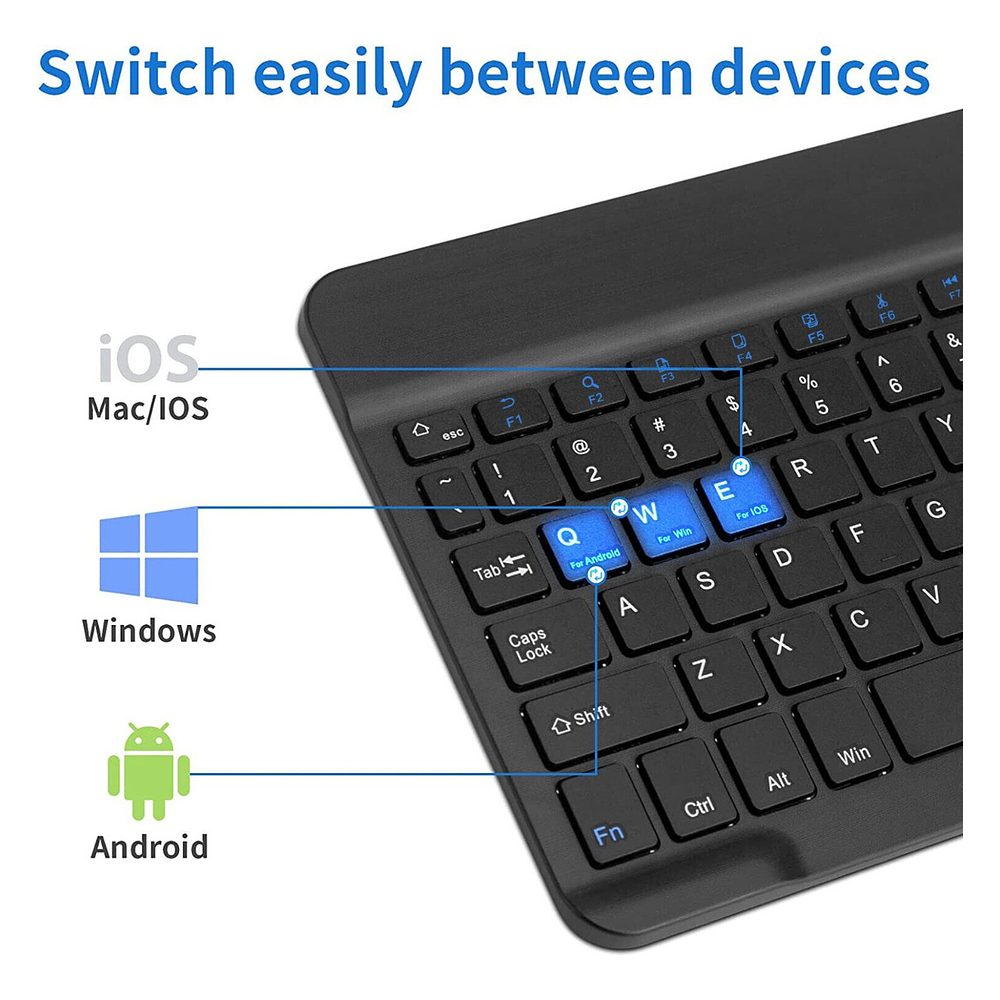 Teclado Portátil Bluetooth Para iPad Air 1 A1474 A1475 2