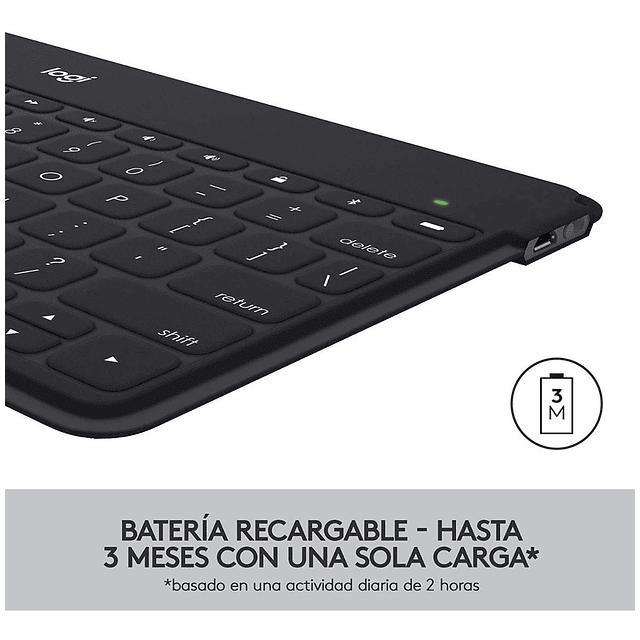 Teclado Logitech Keys To Go Para iPhone 12/ Pro/ Max / Mini