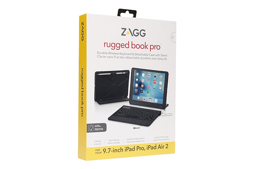 Case con Teclado Zagg Rugged Book Pro Para iPad Air 2 A1566 A1567 Backlit