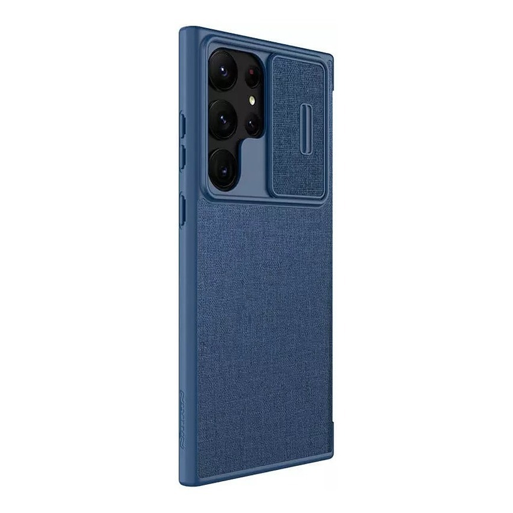 Flip Cover Nillkin Qin Pro Case Para Galaxy S23 Ultra Azul 5