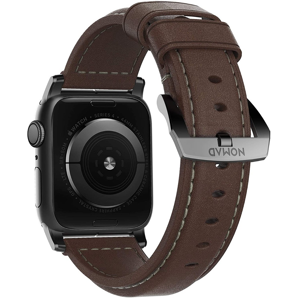 Correa Cuero Nomad Compatible Con Apple Watch 38mm Marrón 3