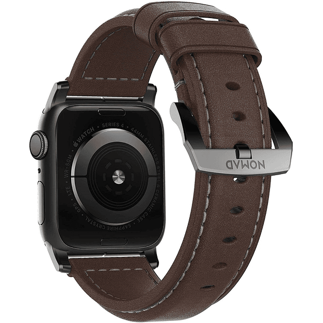 Correa Cuero Nomad Compatible Con Apple Watch 38mm Marrón