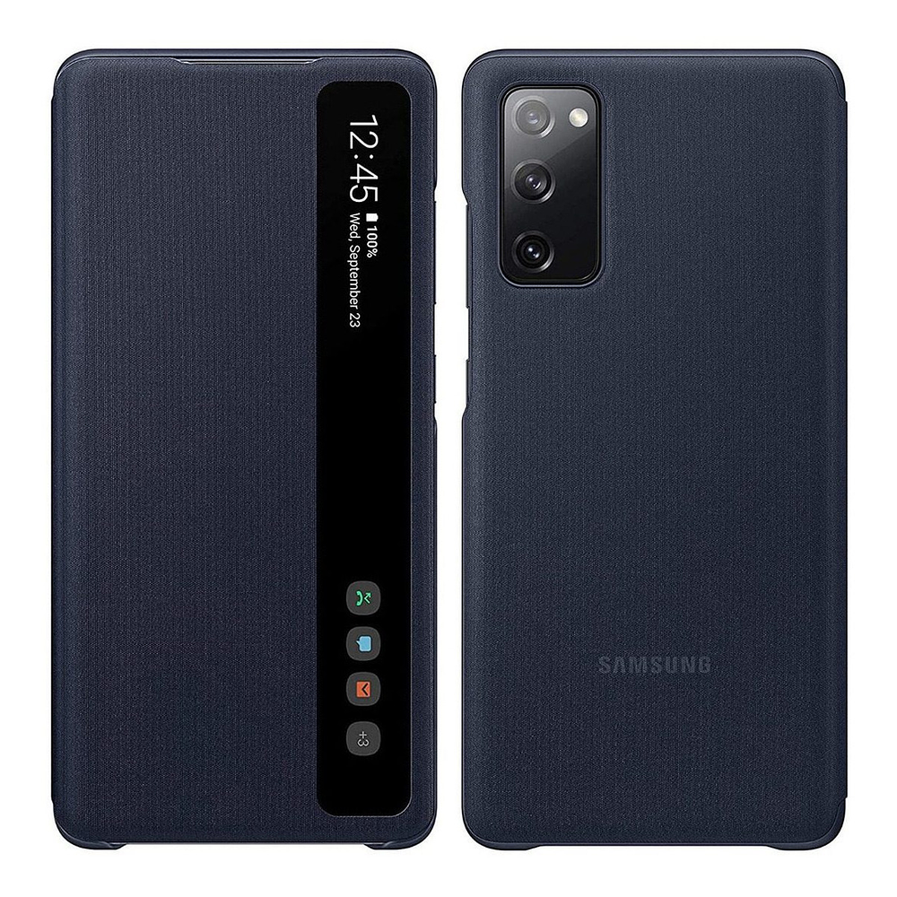 Case Samsung S-view Flip Cover Para Galaxy S20 Fe Fan Edition Navy 1