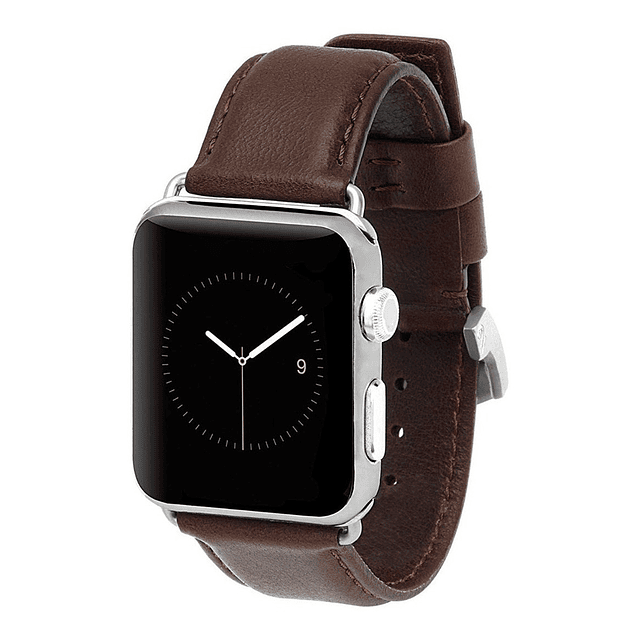 Correa Cuero Case Mate Compatible Con Apple Watch 42mm Café