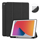 Smart Case Timovo De Lona Para iPad 10.2 iPad 10.2 7Gen 8Gen 9Gen Con Portalapiz - Denim Black 1