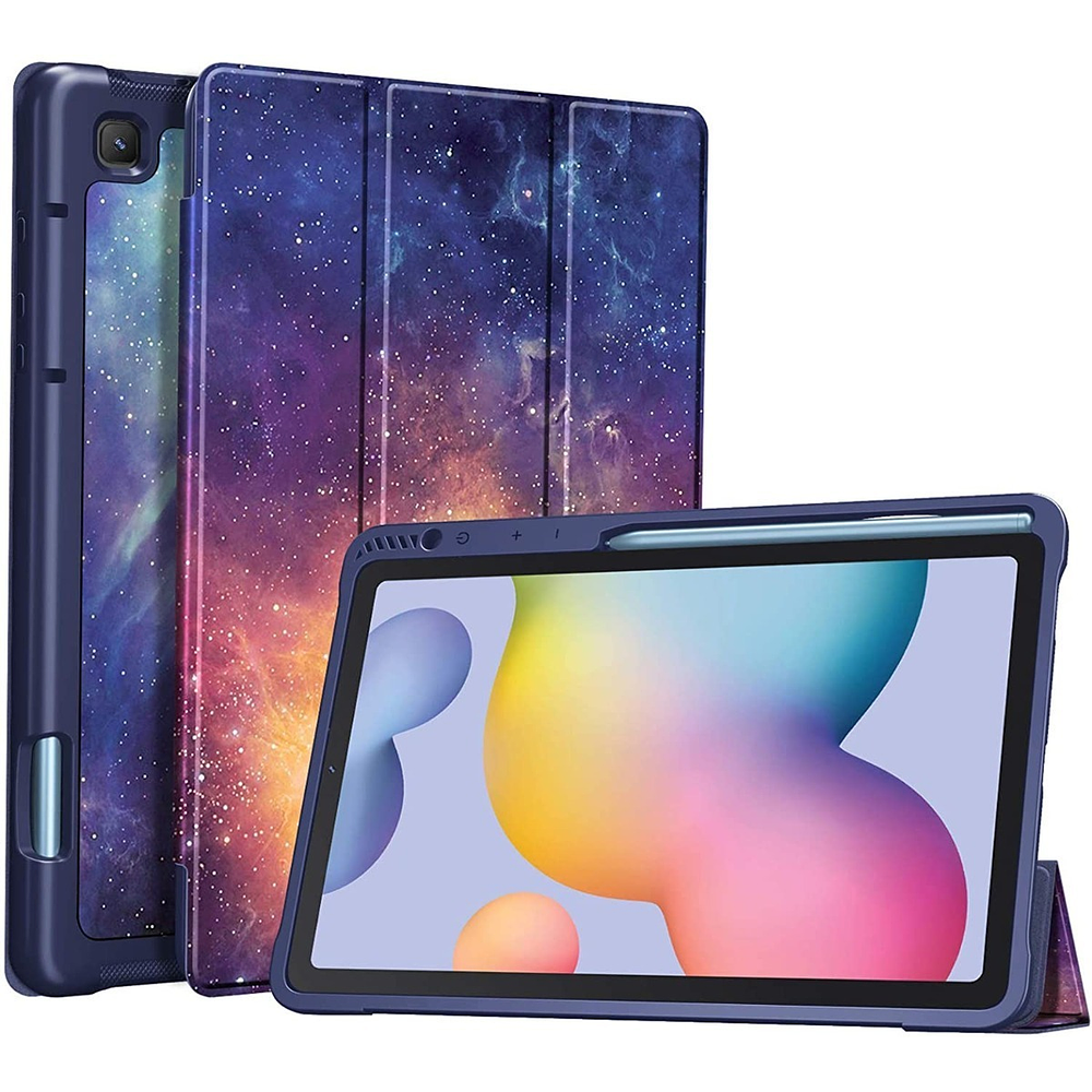 Case Fintie Para Galaxy Tab S6 Lite P610 P615 (2020) / P613 P619 (2022) / P620 P625 (2024) Con Pen Holder (Galaxia) 1