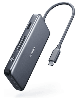 Anker Adaptador Hub 7en1 Usb C Para Tab S7 Plus T970 Fe T730