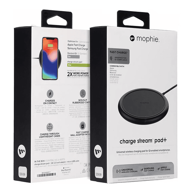 Mophie Cargador Inalambrico 10w Para iPhone 12 / Pro / Max