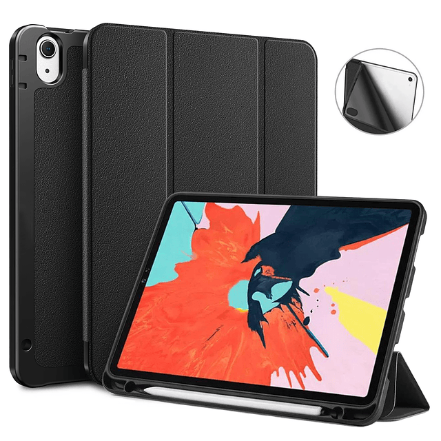 Funda Smart Case Ivso Para iPad Pro 11 2018 A1980 A1934 Con Portalápiz