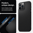 Case Spigen Liquid Air Para iPhone 13 Pro Max 6.7 Matte Blac 6