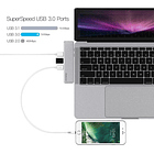 Adaptador Hub Dodocool Usb C Hdmi Para Macbook Air M1 A2337 7