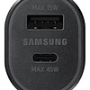 Samsung Cargador D Auto 45watts Para Galaxy A73 A23 A03s