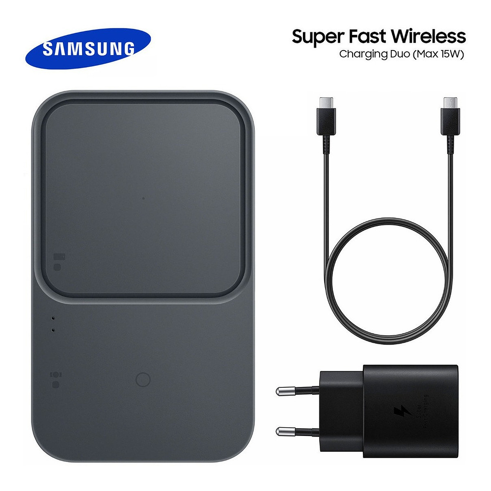 Samsung Wireless Charger Duo 15w Para Galaxy S23 Plus Ultra 2