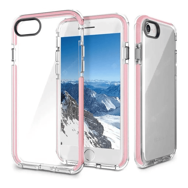 Case Rock Guard Para iPhone 7 8 Normal Se 2020 / 2022 Rose